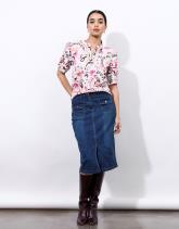 Top manches courtes imprimé