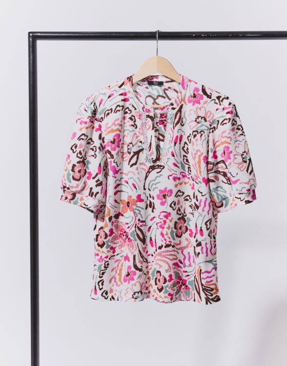 Top manches courtes imprimé