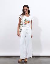 T-Shirt manches courtes 100% coton imprimé placé