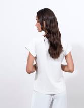 T-Shirt manches courtes 100% coton imprimé placé