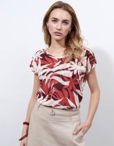 T-Shirt manches courtes en jersey imprimé