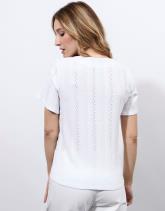 Top manches courtes uni