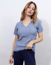 Top manches courtes uni