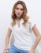 Top manches courtes uni