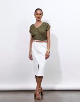 Top manches courtes uni