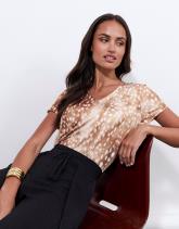 Top manches courtes imprimé