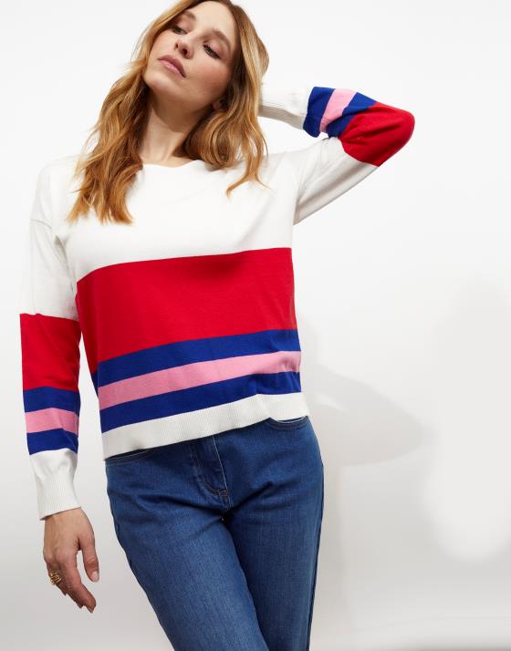 Pull marinière rayé