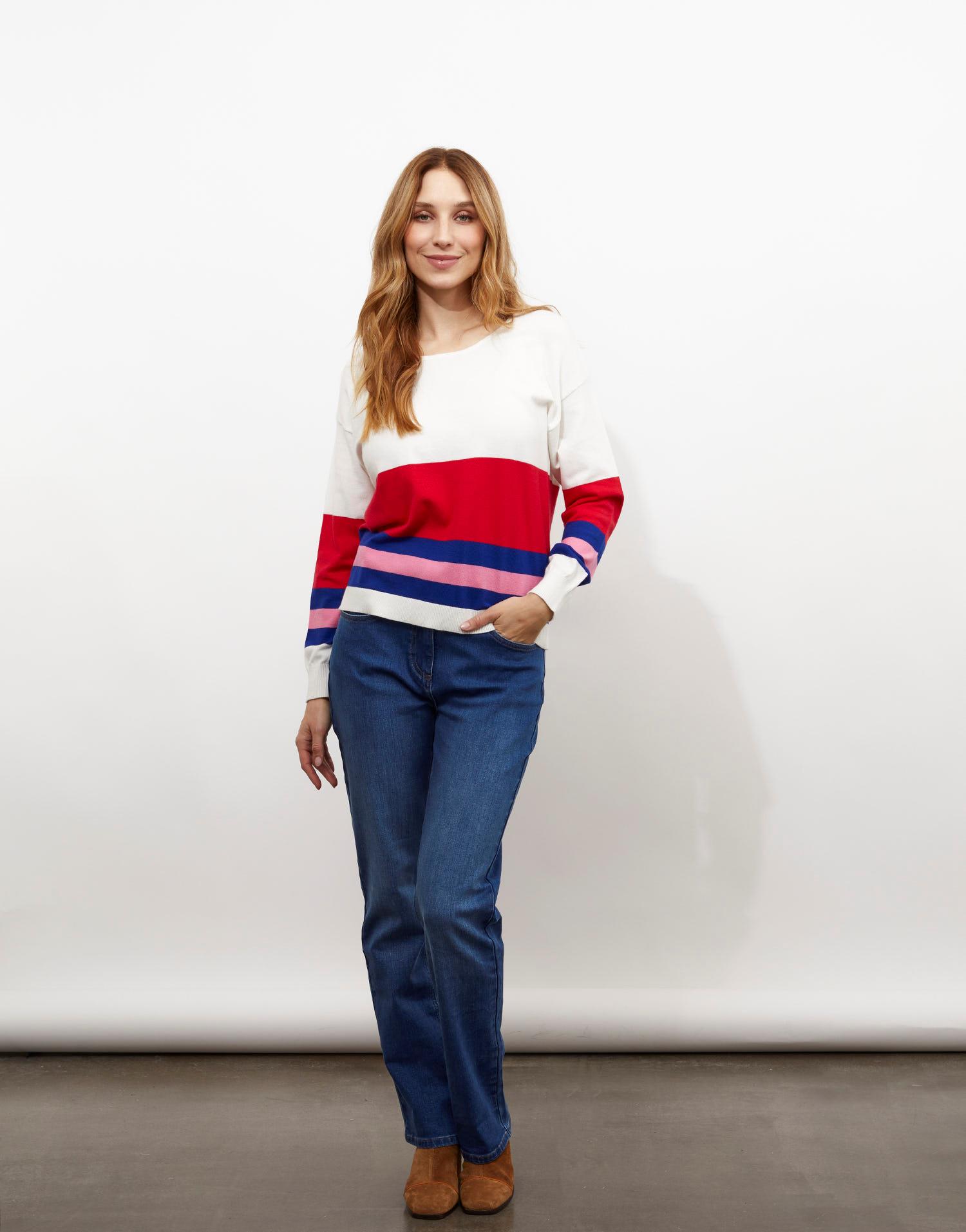 Pull marinière rayé