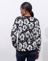 Pull fin jacquard