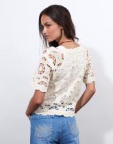 Gilet court 100% coton uni