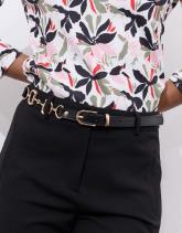 Ceinture fine 3 cm unie