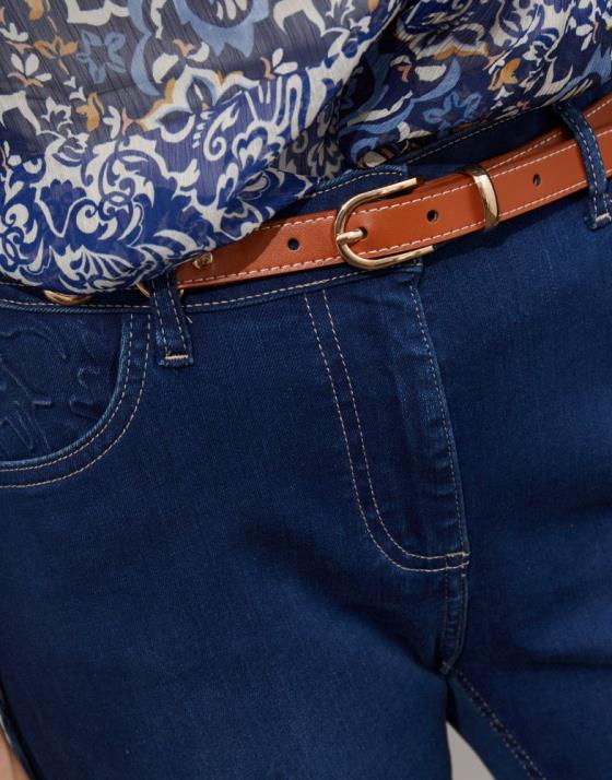 Ceinture fine 3 cm unie