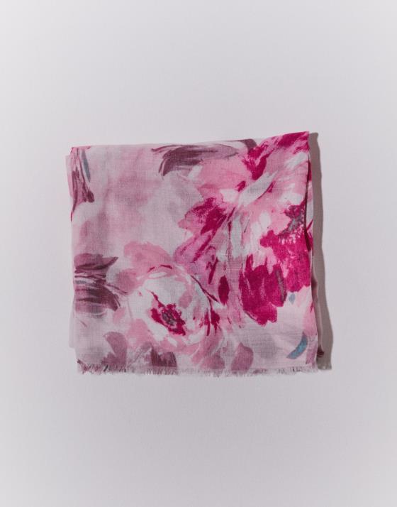 Foulard imprimé à fleurs