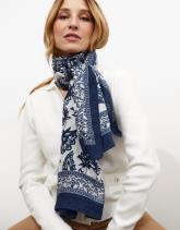 Foulard imprimé à fleurs