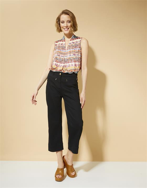 Pantalon cropped  uni