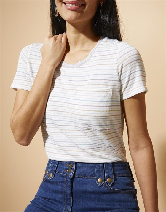 T-Shirt longueur standard  imprimé