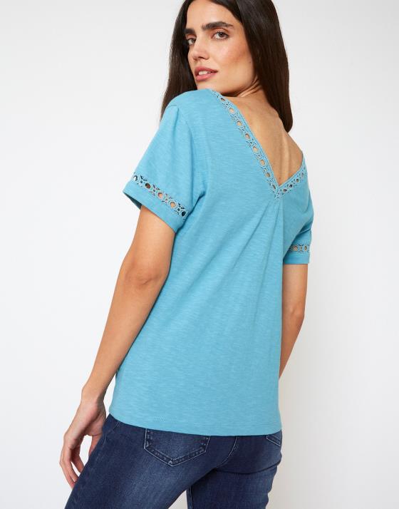 T-Shirt manches courtes 100% coton uni