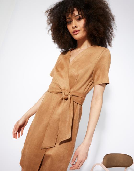 Robe courte unie