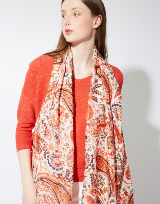 Foulard imprimé graphique